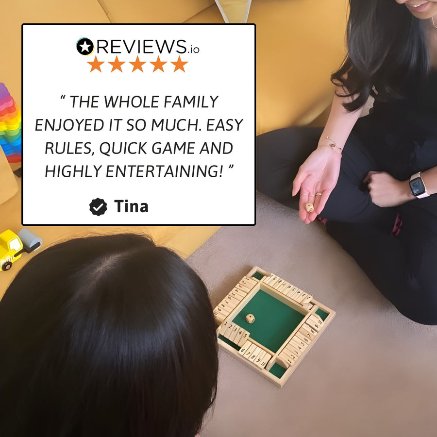 Wooden Game - Shut The Box 7