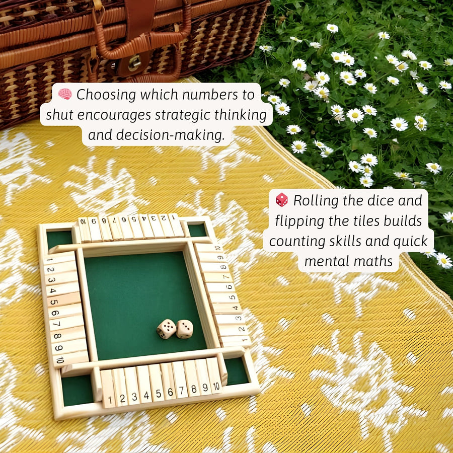 Wooden Game - Shut The Box 2