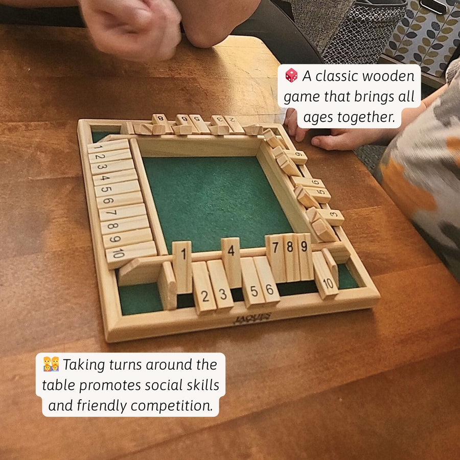 Wooden Game - Shut The Box 3