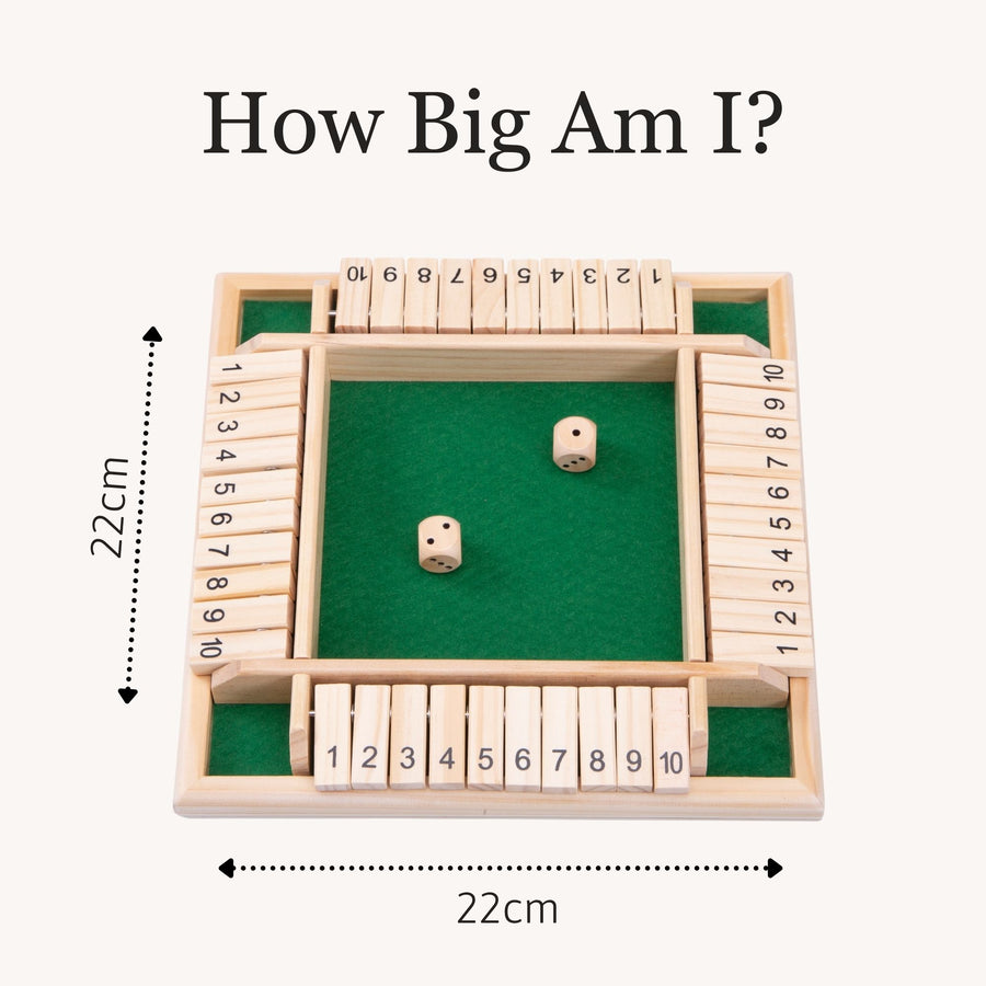 Wooden Game - Shut The Box 6