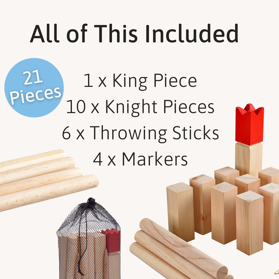 Kubb Outdoor Game - Garden Games for All Ages 3