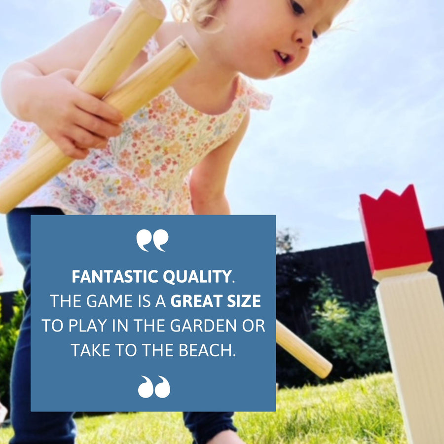 Kubb Outdoor Game - Garden Games for All Ages 6