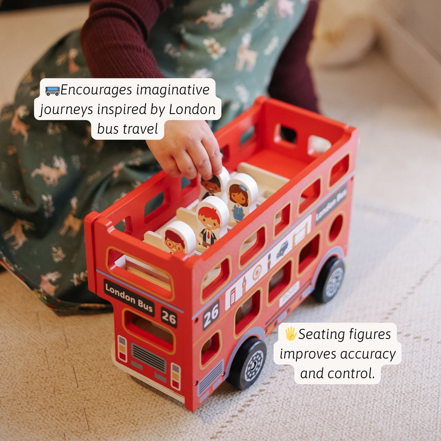Toy London Bus - Wooden Toy 2