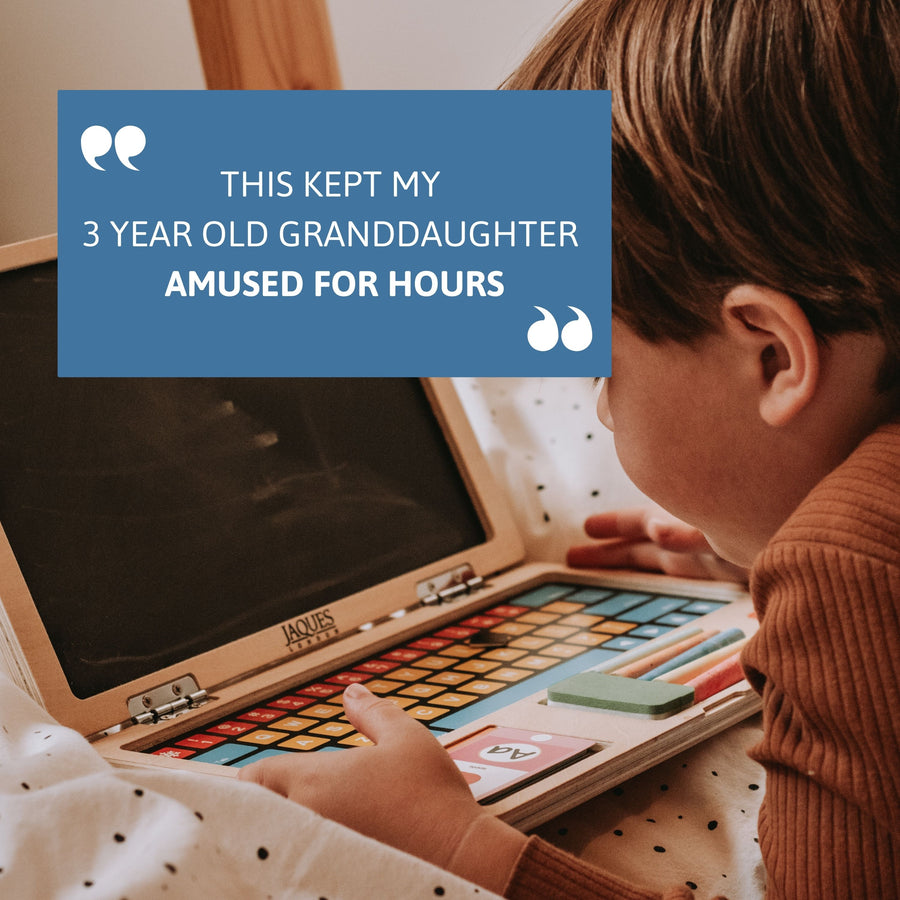 Wooden Laptop - Magnetic Toy 6