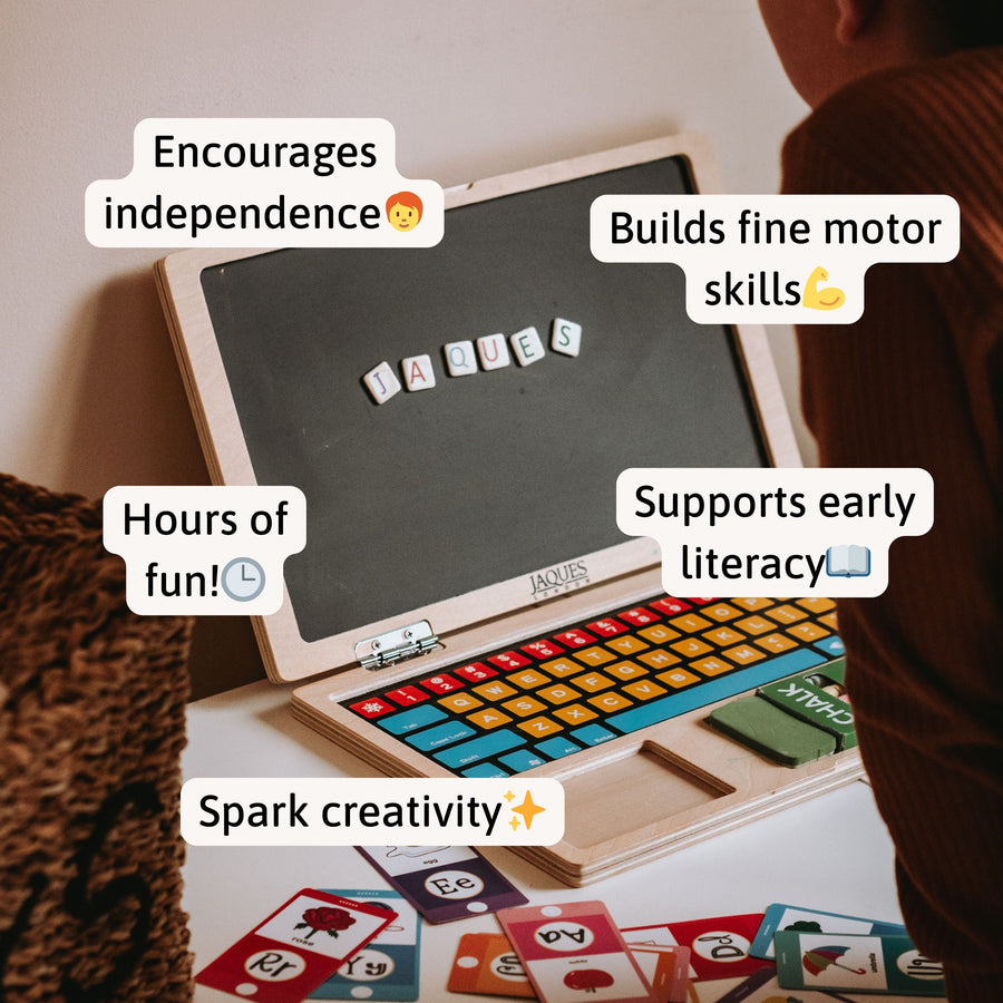 Wooden Laptop - Magnetic Toy 7