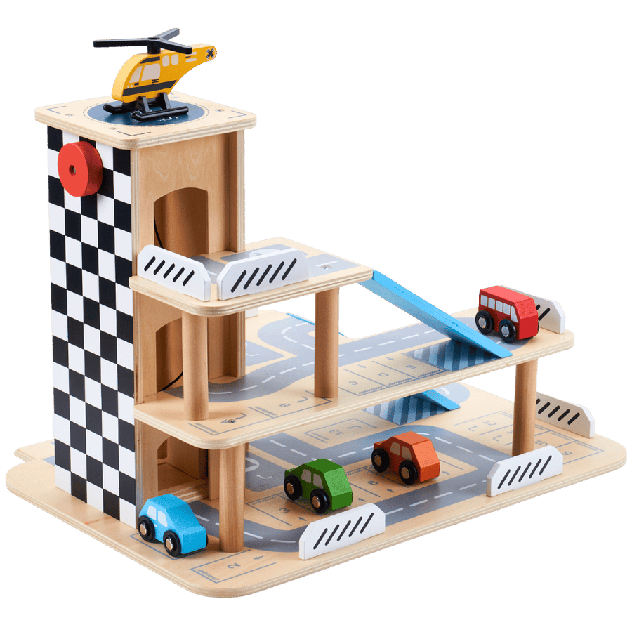 Wooden Car Garage 1