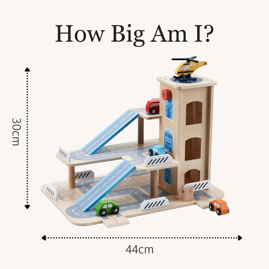 Wooden Car Garage 6