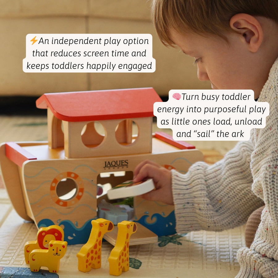 Wooden Noahs Ark - Wooden Animal Toy 2