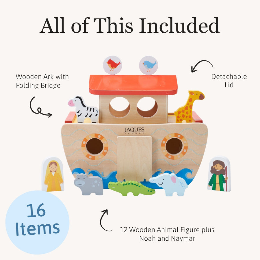 Wooden Noahs Ark - Wooden Animal Toy 5