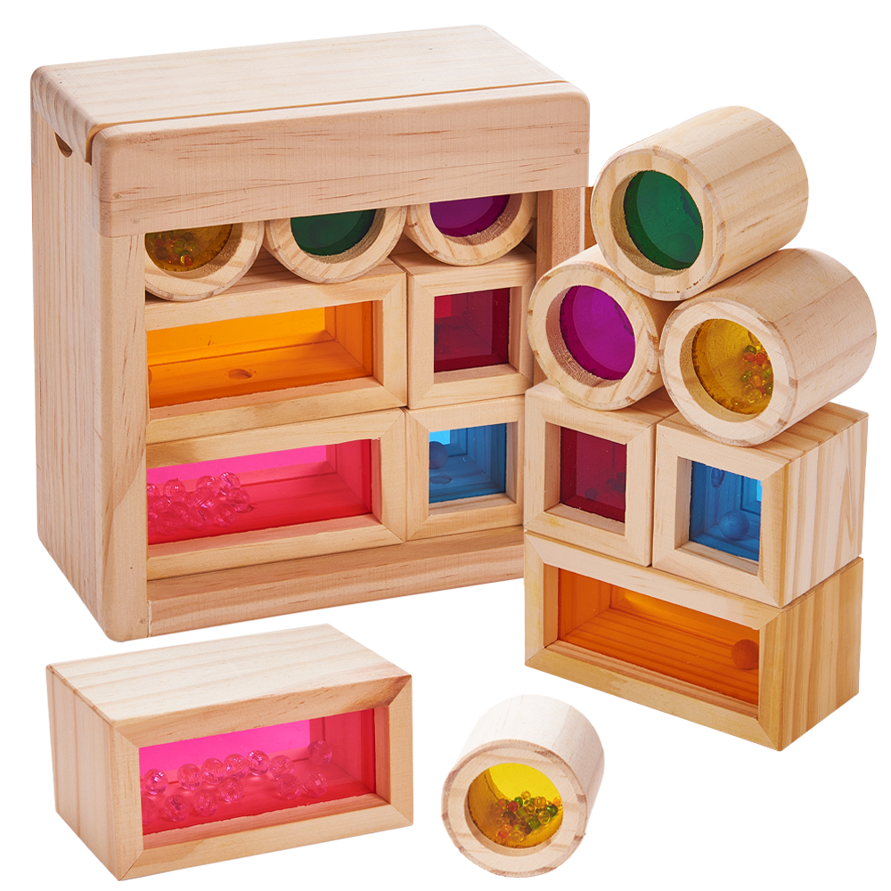 Wooden-Sound-Blocks-Blocks-stacked-in-wooden-frame