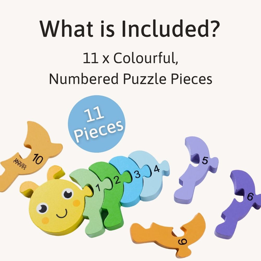 Counting Caterpillar - Number Puzzle 3