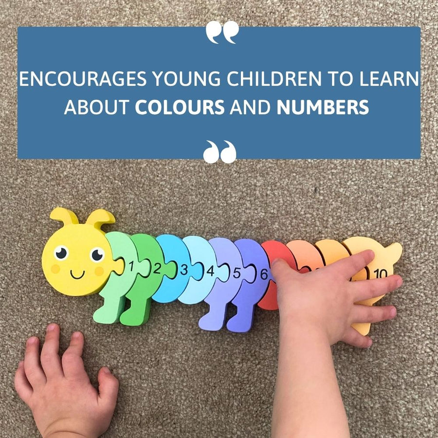Counting Caterpillar - Number Puzzle 5