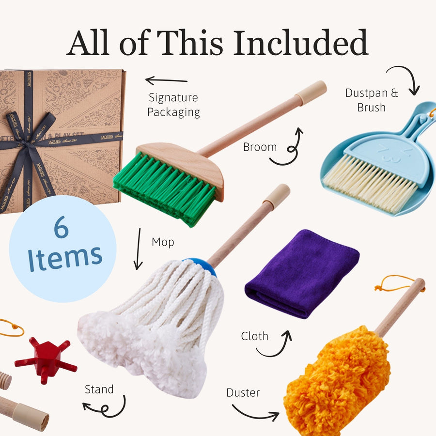 Clean and Play Set - Toy Cleaning Set 4