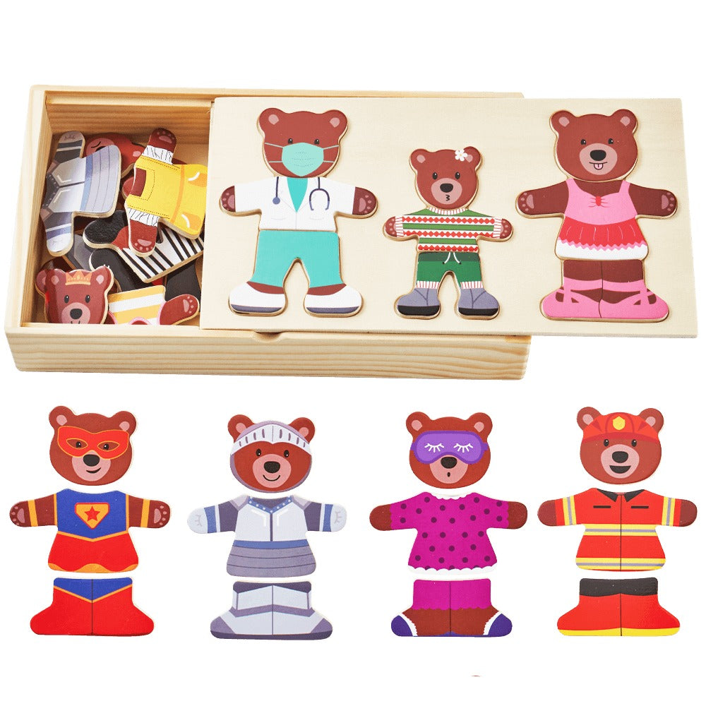 Dress up bears set