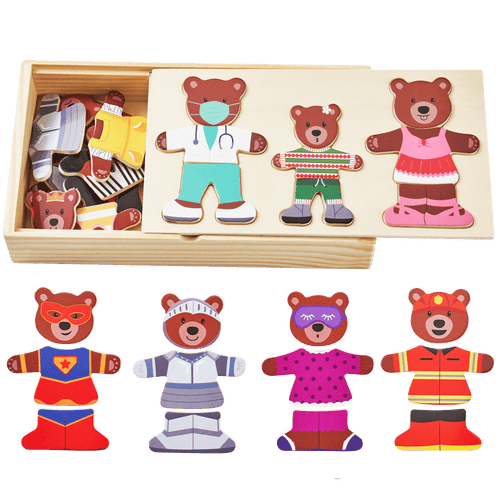 Dress up bears set