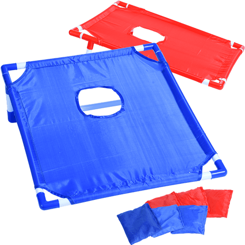 [fill] Blue and red cornhole with 6 bean bags