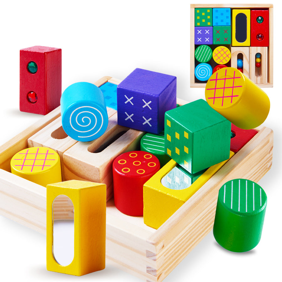 Discovery Blocks - Wooden Sensory Blocks 1