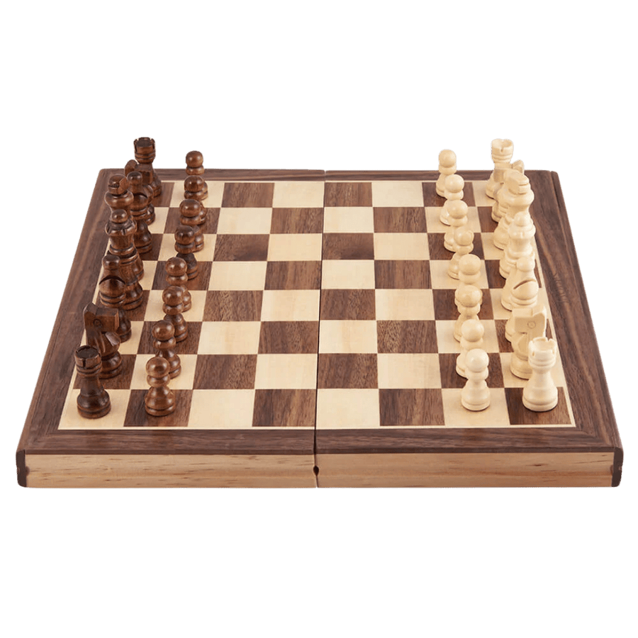 Folding Chess Board - Luxury 15 Inch Chess Set 1