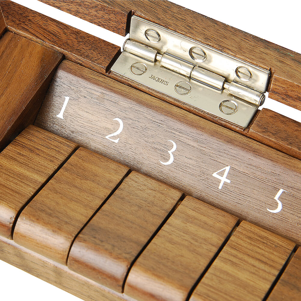  Close up of the hinges while the box is open 