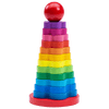 Stacking Rings Toy - Wooden Rainbow Toy