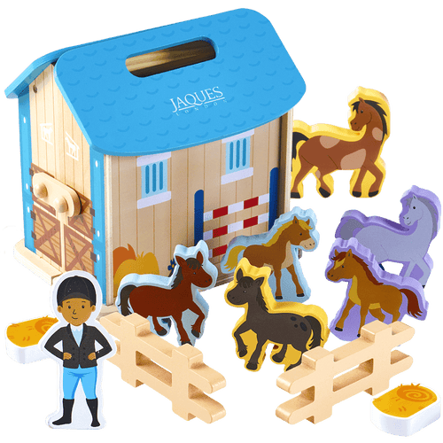 Jaques Happy Horse Stables Wooden Toy