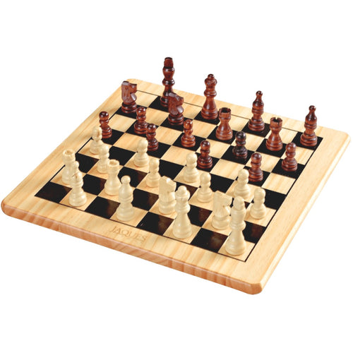 Staunton wooden chess set with play pieces