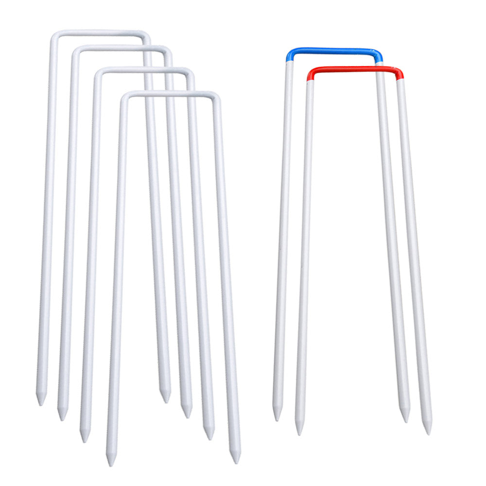 71666---A set of 6 Croquet-hoops 