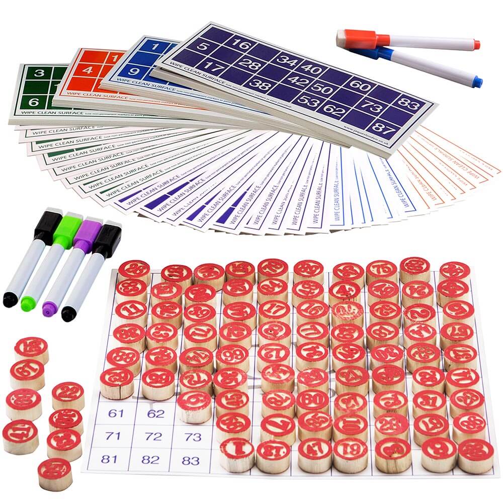 Bingo card family game