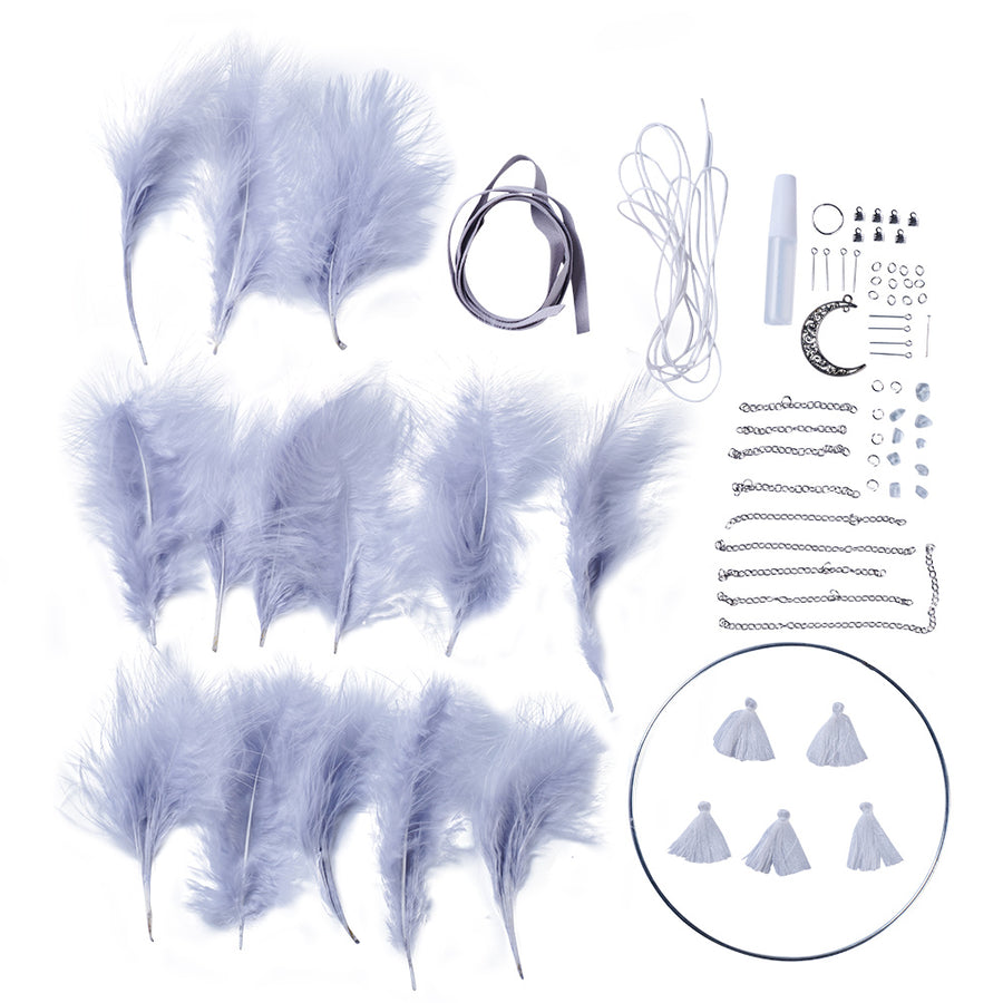 Grey Dream Catcher - DIY For Kids 2