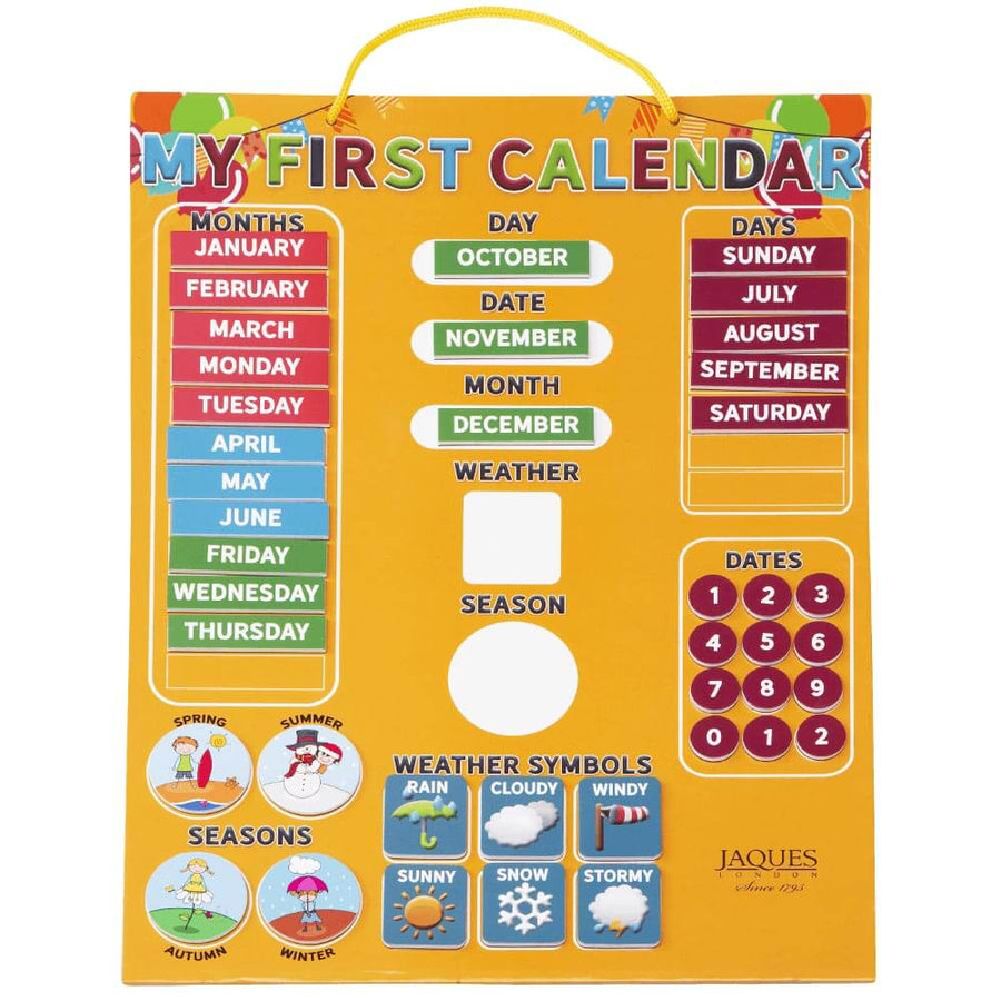 My First Calendar - Magnetic Calendar for Kids 1