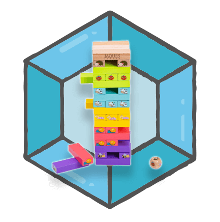 An Animal Tumble Tower Prize